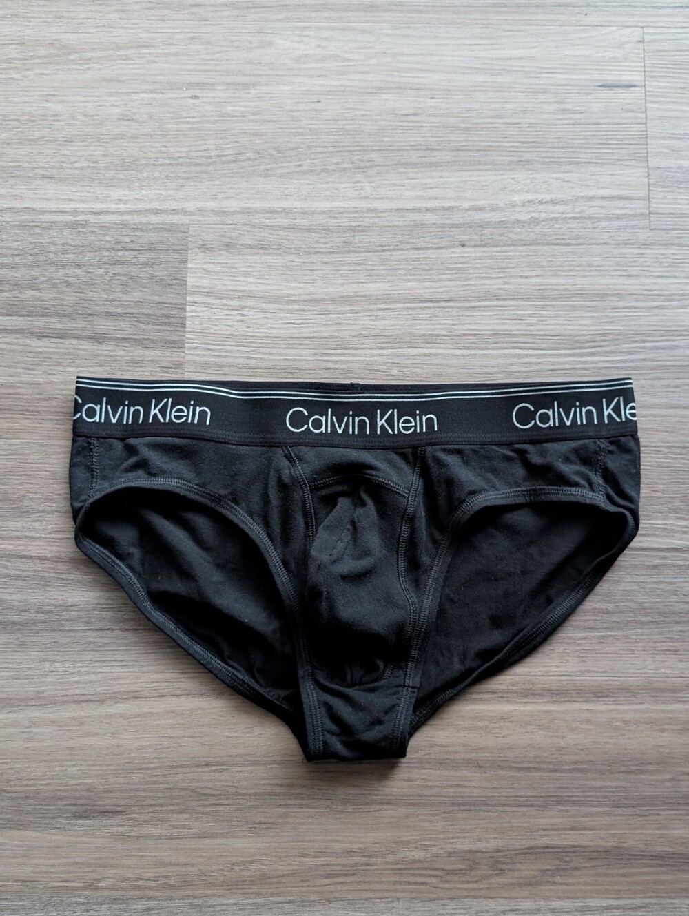 Calvin Klein Black Men's Logo Waistband Brief